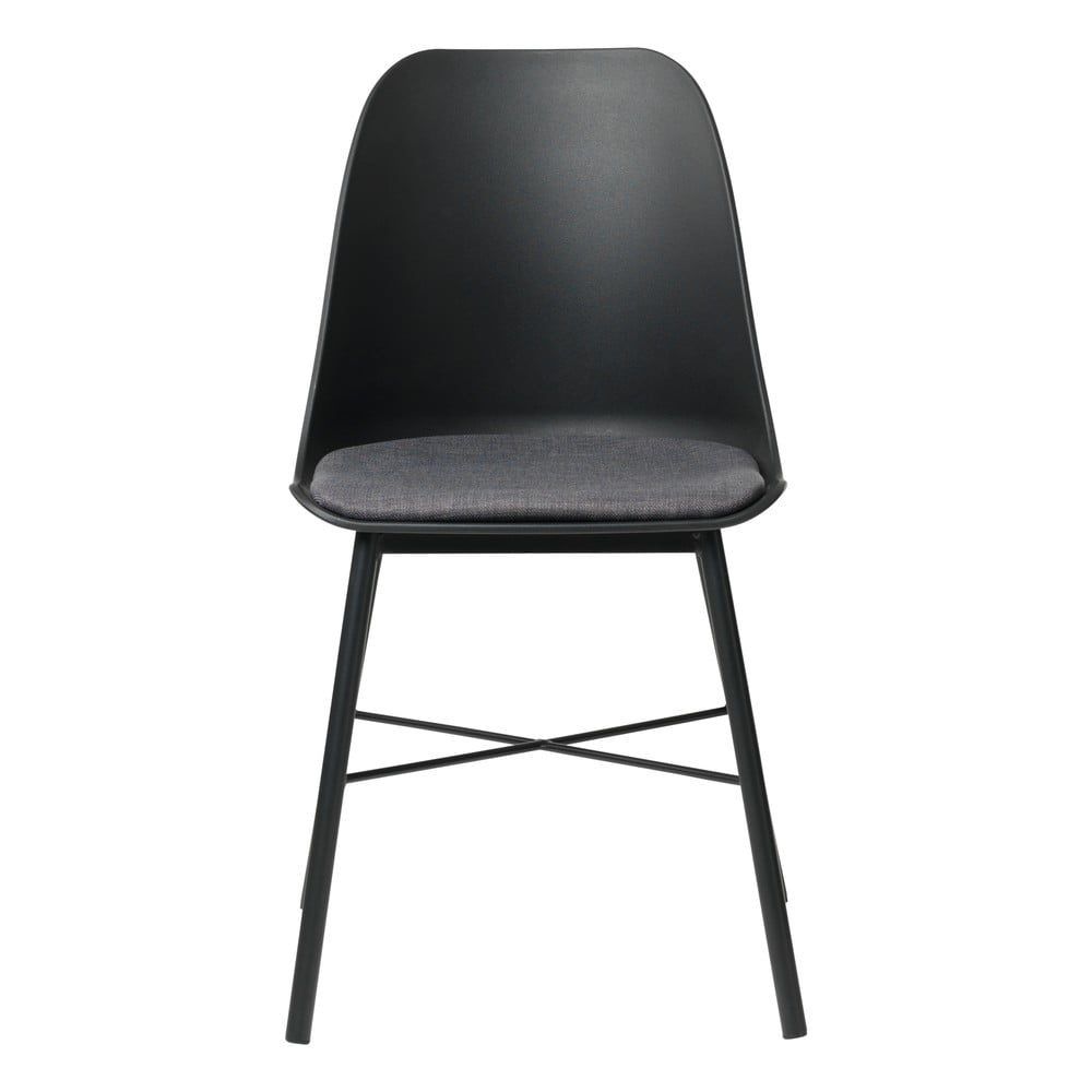 E-shop Súprava 2 čierno-sivých stoličiek Unique Furniture Whistler