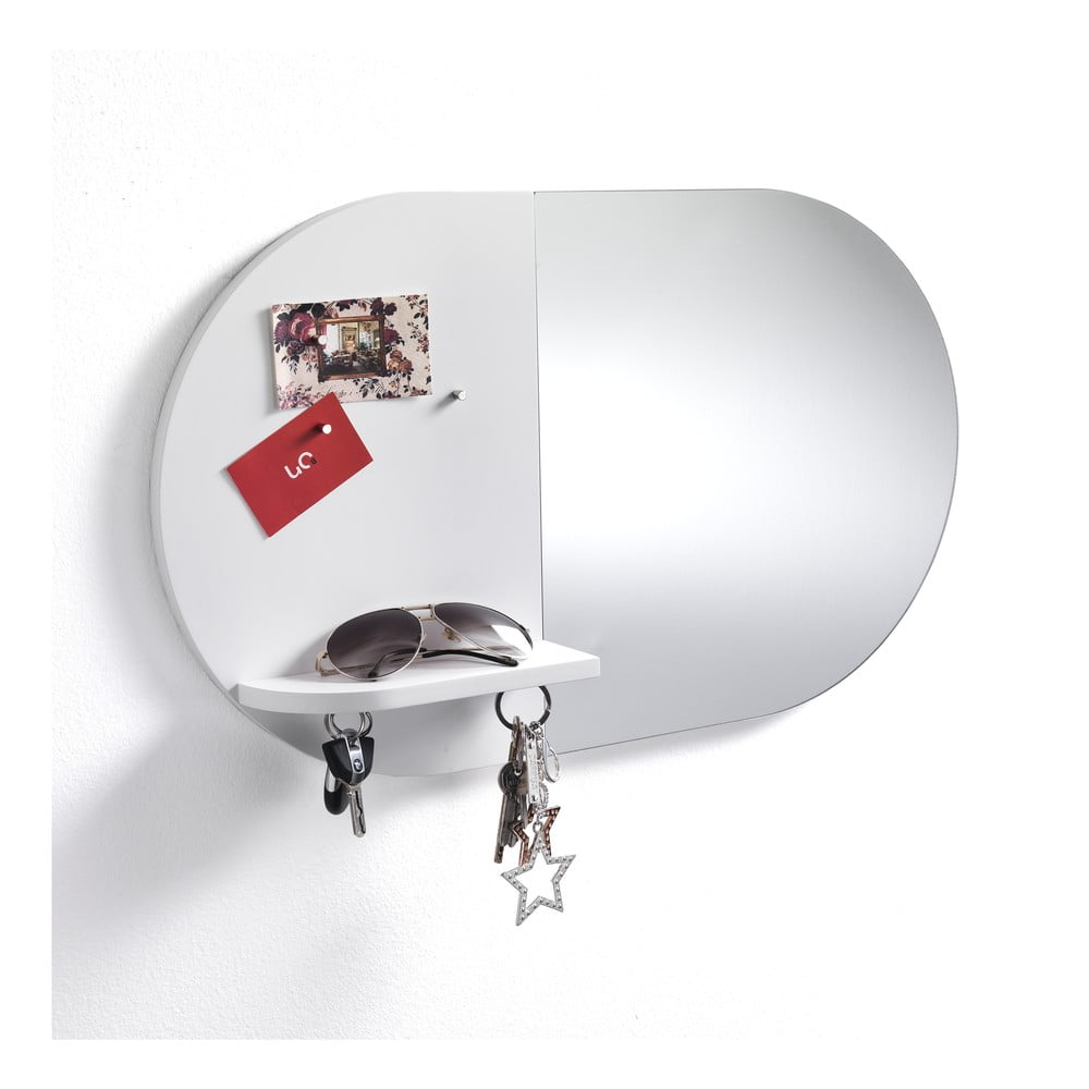 E-shop Nástenný magnetizovaný panel s rámom na 2 fotografie Tomasucci Reminder, 36 × 60 × 9 cm