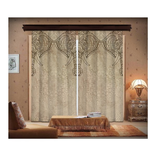 Sada 2 závesov Curtain Lasta, 140 × 260 cm