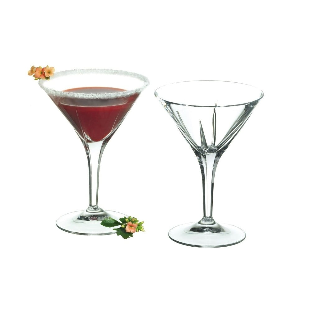 Sada 2 pohárov na martini RCR Cristalleria Italiana Allessio