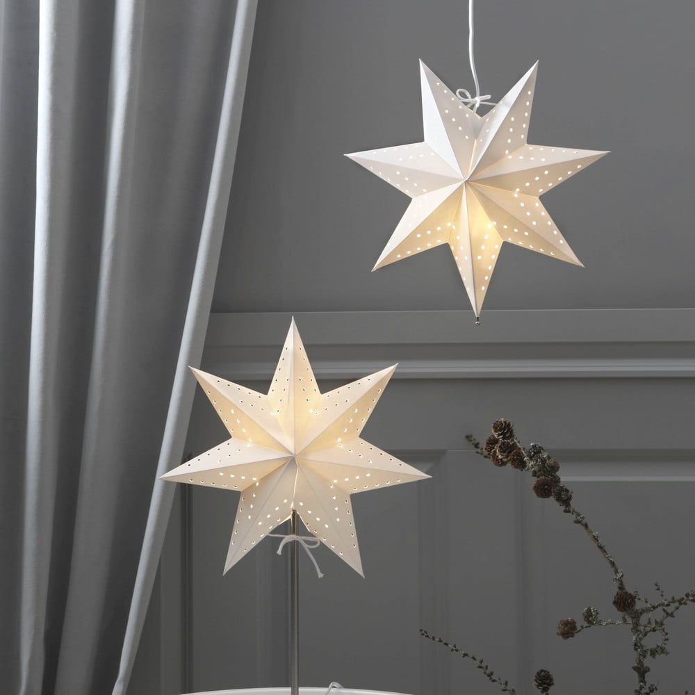 E-shop Biela vianočná svetelná dekorácia Bobo - Star Trading