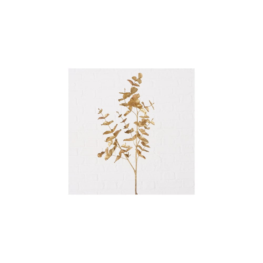 E-shop Umelá kvetina v zlatej farbe Boltze Eukalyptus