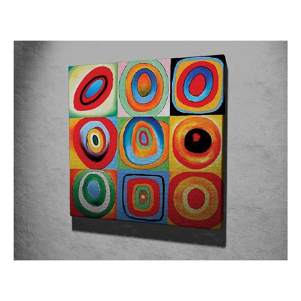 Obrázok Nástenná reprodukcia na plátne Kandinsky , 45 × 45 cm