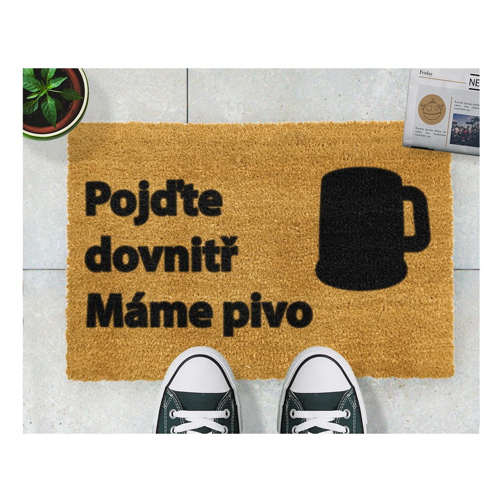 Obrázok Rohožka Artsy Doormats Pivo, 40 x 60 cm