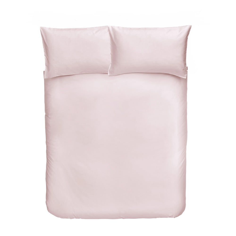 E-shop Ružové obliečky z bavlneného saténu Bianca Blush, 135 x 200 cm