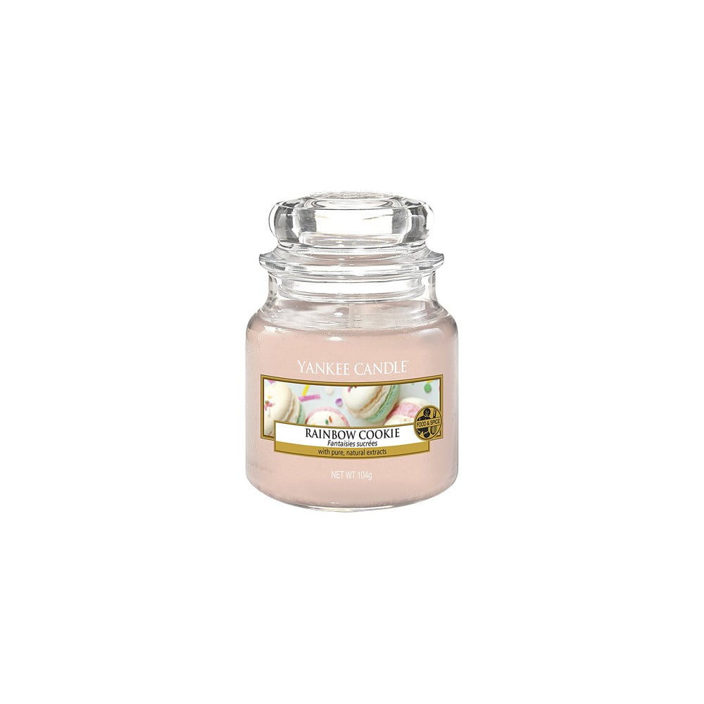 Obrázok Yankee Candle Rainbow Cookie vonná sviečka 104 g Classic malá 