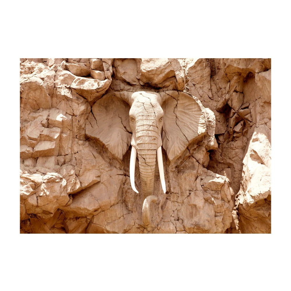 Veľkoformátová tapeta Artgeist Stone Elephant, 400 x 280 cm