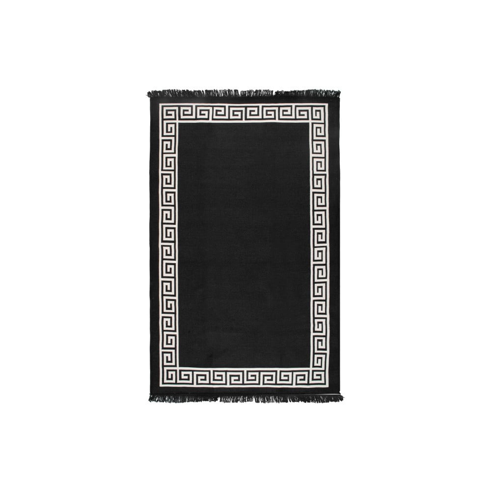 E-shop Béžovo-čierny obojstranný koberec Justed, 120 × 180 cm