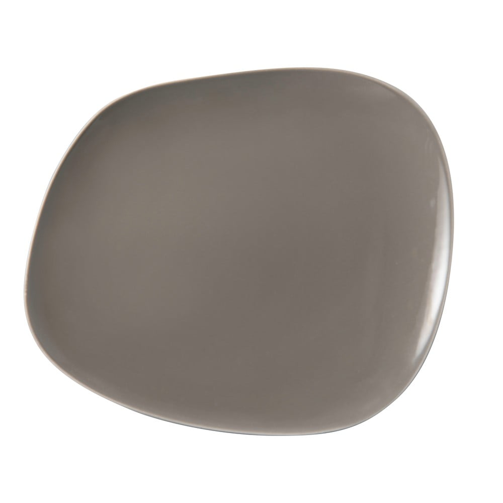 E-shop Sivý porcelánový tanier Villeroy & Boch Like Organic, 27 cm
