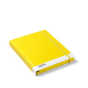 Žltý zápisník Pantone