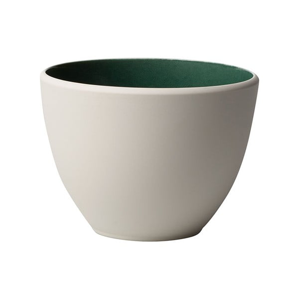 Bielo-zelená porcelánová šálka Villeroy & Boch Uni, 450 ml