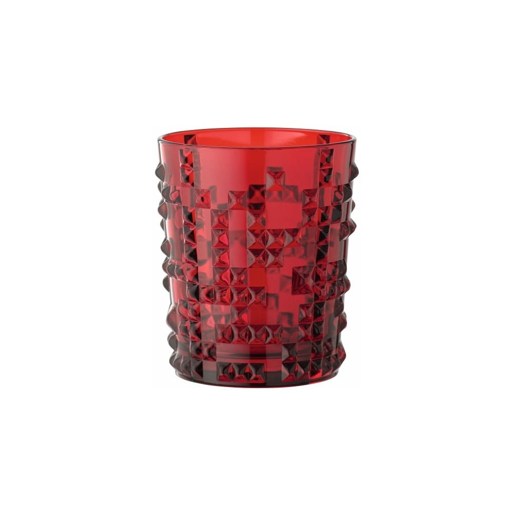 E-shop Červený pohár z krištáľového skla Nachtmann Punk, 348 ml