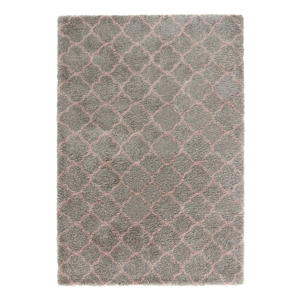 Obrázok Sivý koberec Mint Rugs Grace Grey Rose, 120 × 170 cm