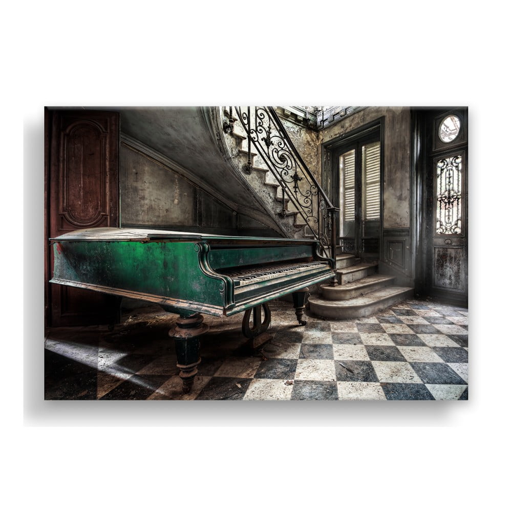 Obrázok Obraz Styler Canvas Silver Uno Piano, 85 × 113 cm