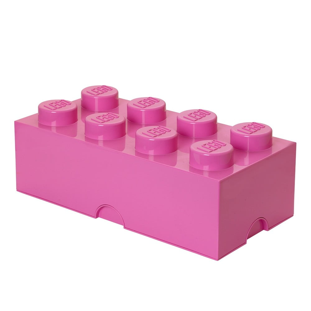 Úložný box LEGO, ružový