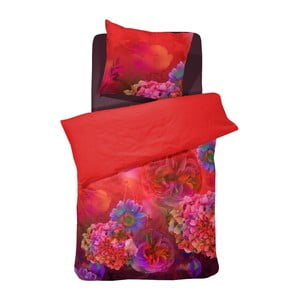 Červené bavlnené posteľné obliečky Damai Callas Red, 200 x 140 cm