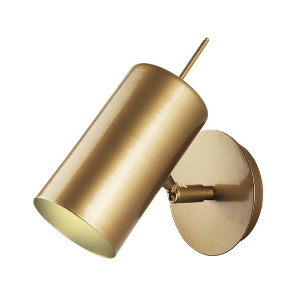 Nástenné svietidlo v zlatej farbe Squid Lighting Geo, výška 23 cm