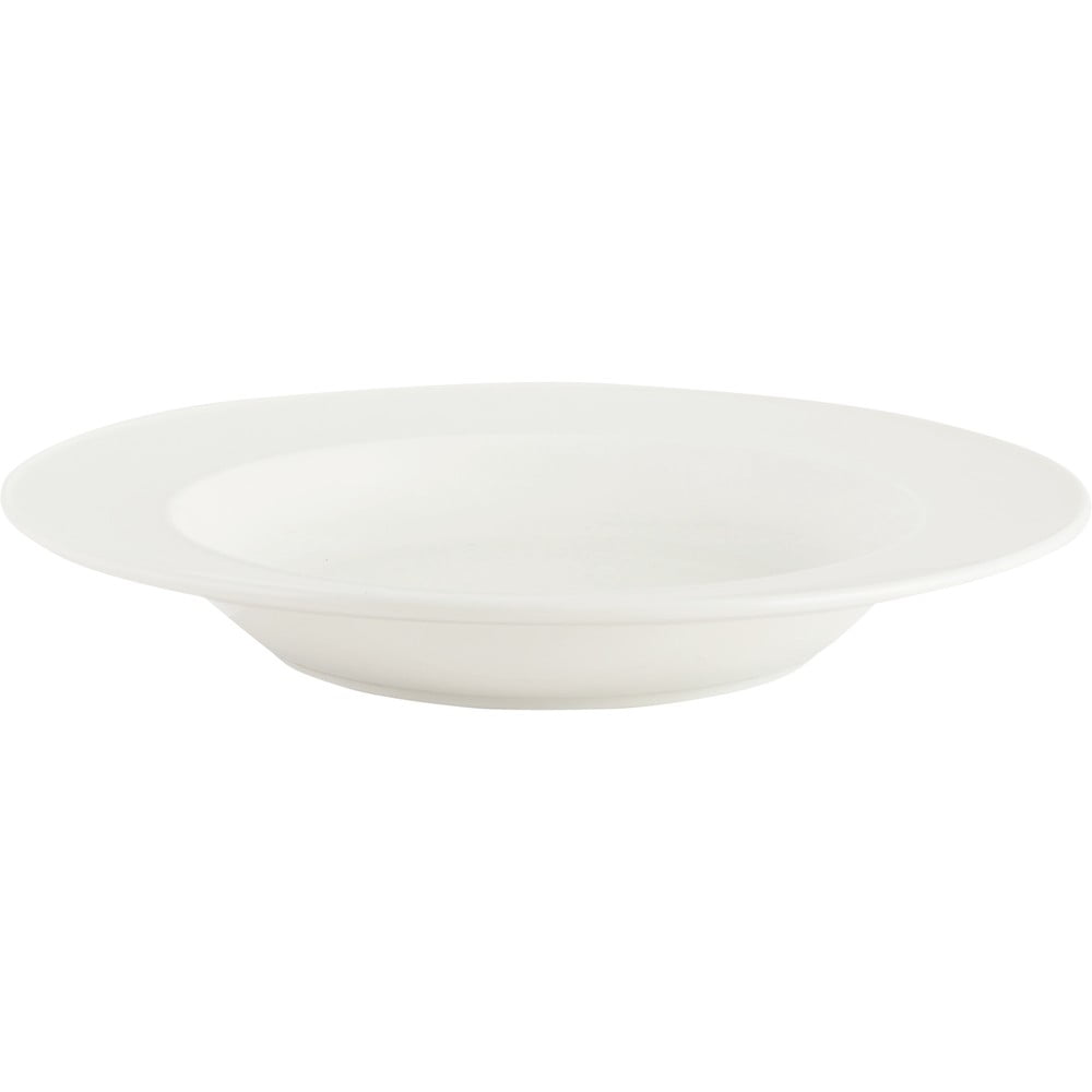 E-shop Biely porcelánový hlboký tanier Mikasa Ridget, ø 23 cm