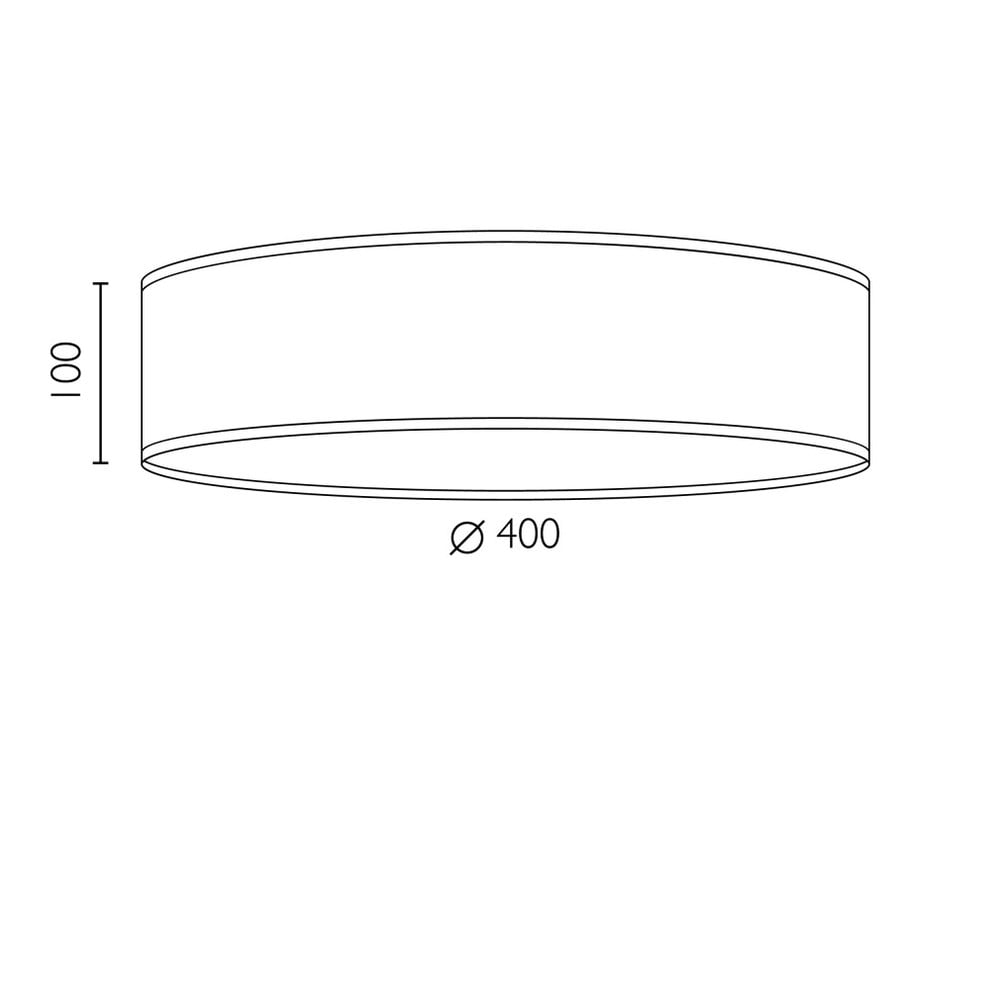 Obrázok Biele stropné svietidlo Bulb Attack Quince, ⌀ 40 cm