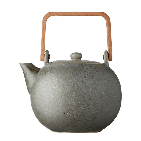 Sivá kameninová kanvička na čaj Bitz Basics, 1,2 l
