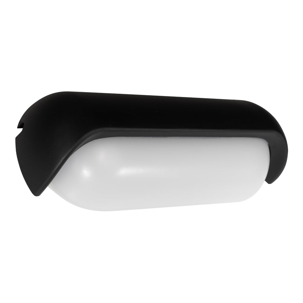 E-shop Čierne nástenné svietidlo SULION Sia, dĺžka 20 cm