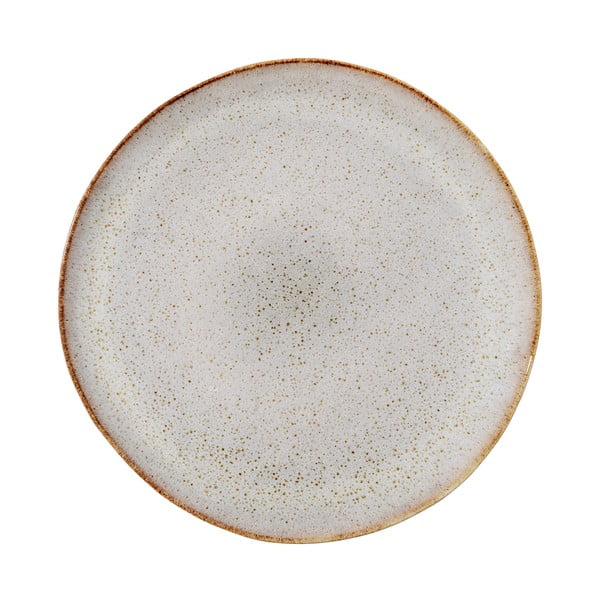 Sivý kameninový tanier Bloomingville Sandrine, ø 28,5 cm