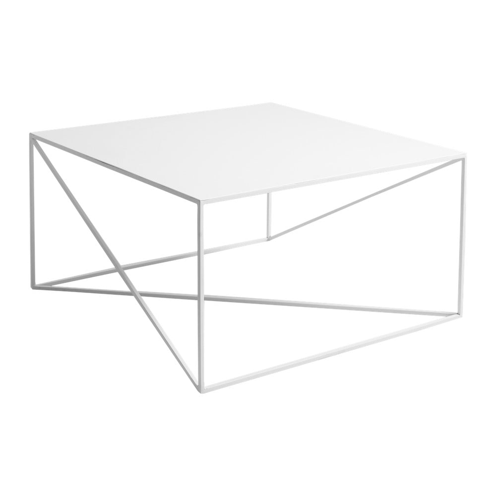 E-shop Biely konferenčný stolík CustomForm Memo, 100 × 100 cm