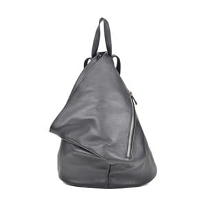 Čierny kožený batoh Isabella Rhea Beau