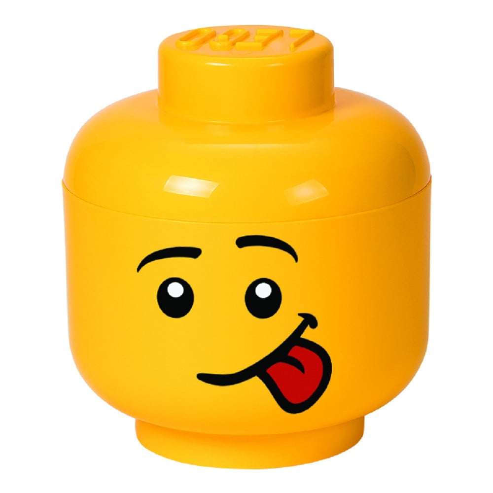 Obrázok Žltý úložný box v tvare LEGO® Silly L