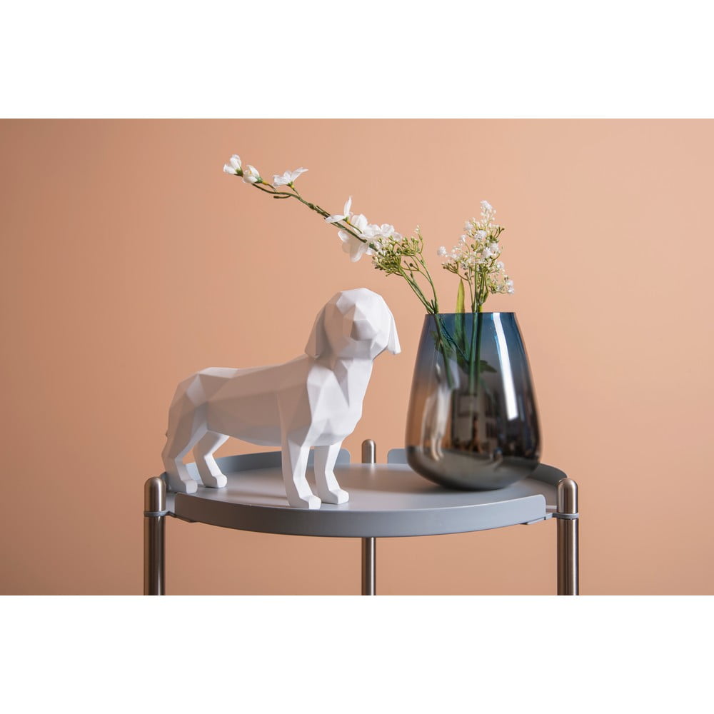 Obrázok Matne biela soška PT LIVING Origami Standing Dog, výška 20,8 cm