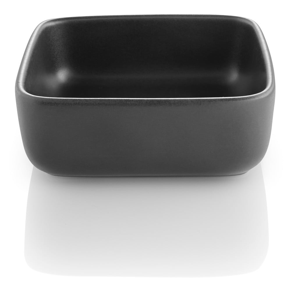 E-shop Čierny kameninový servírovací tanier Eva Solo Nordic, 11 x 11 cm
