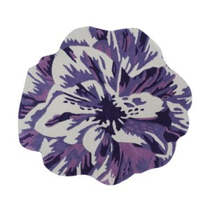 Ručne vyrábaný koberec The Rug Republic Juniper Purple, ⌀ 90 cm