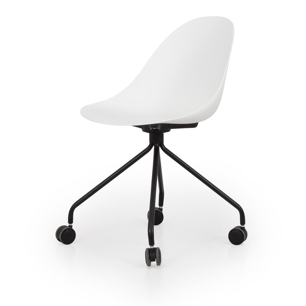 E-shop Bielo-čierna kancelárska stolička Tenzo