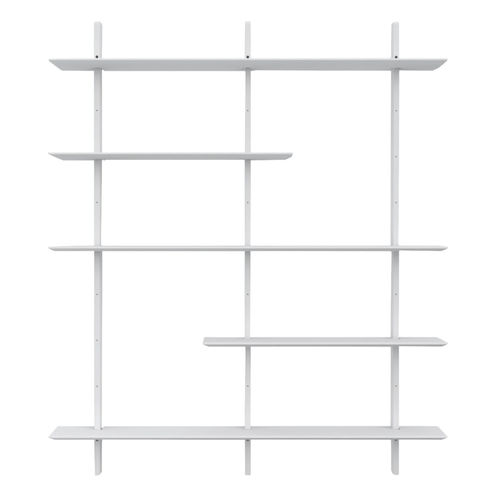 E-shop Biely policový diel Tenzo Bridge, šírka 162 cm