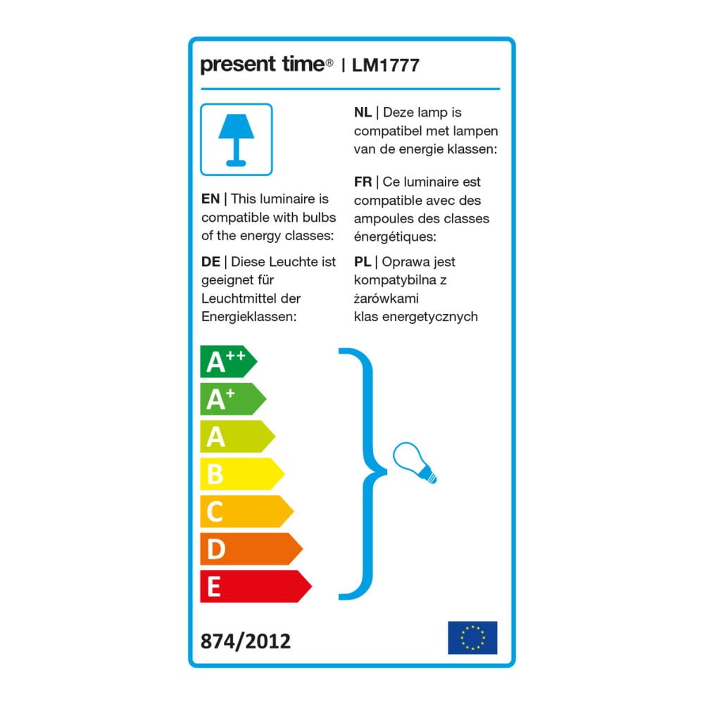 Obrázok Čierna stolová lampa Leitmotiv Dorm