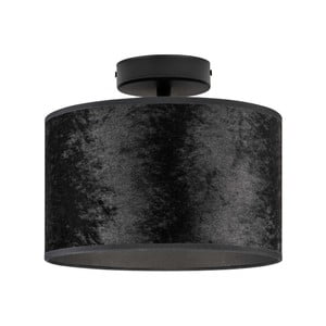 Čierne stropné svietidlo Bulb Attack Quince, ⌀ 25 cm