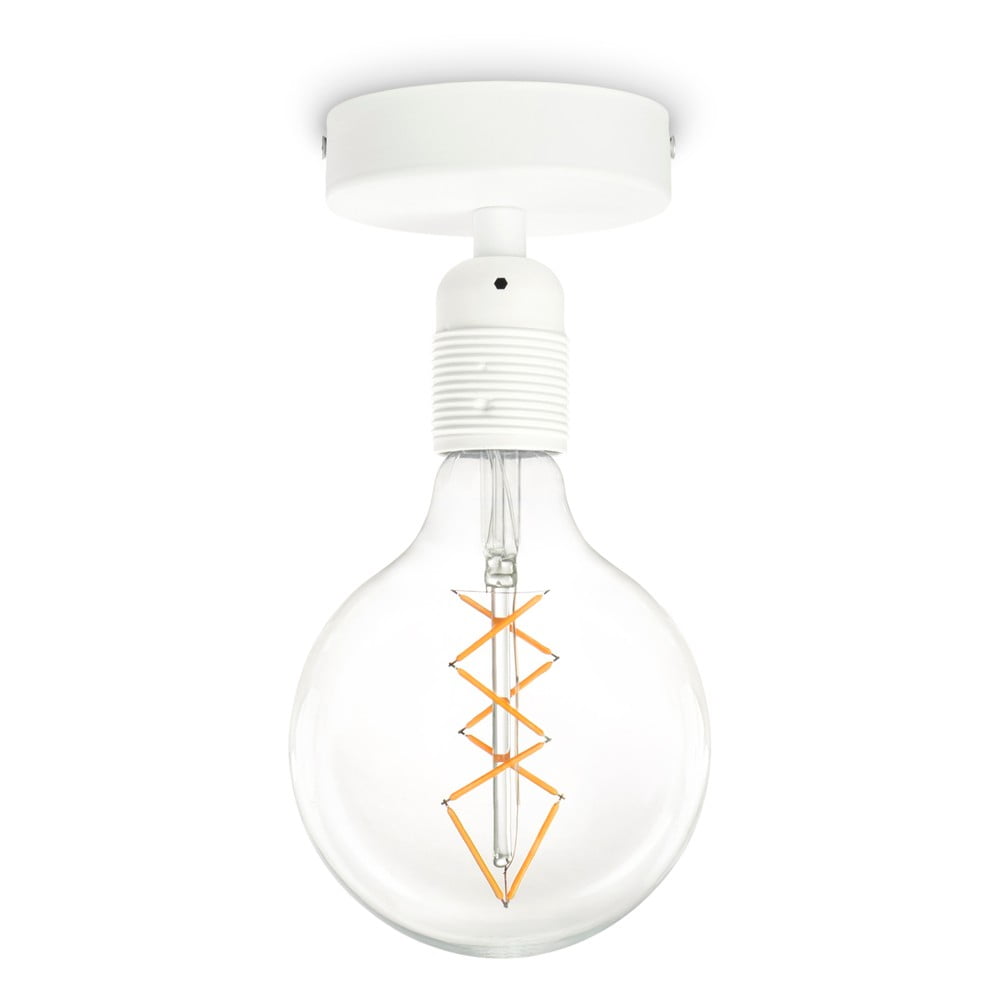 E-shop Biele stropné svietidlo Bulb Attack Uno