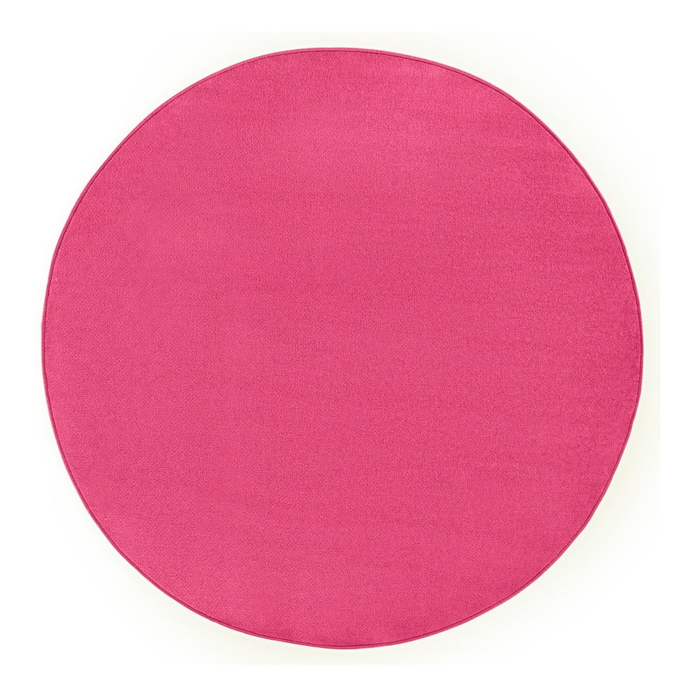 Ružový koberec Hanse Home, ⌀ 200 cm