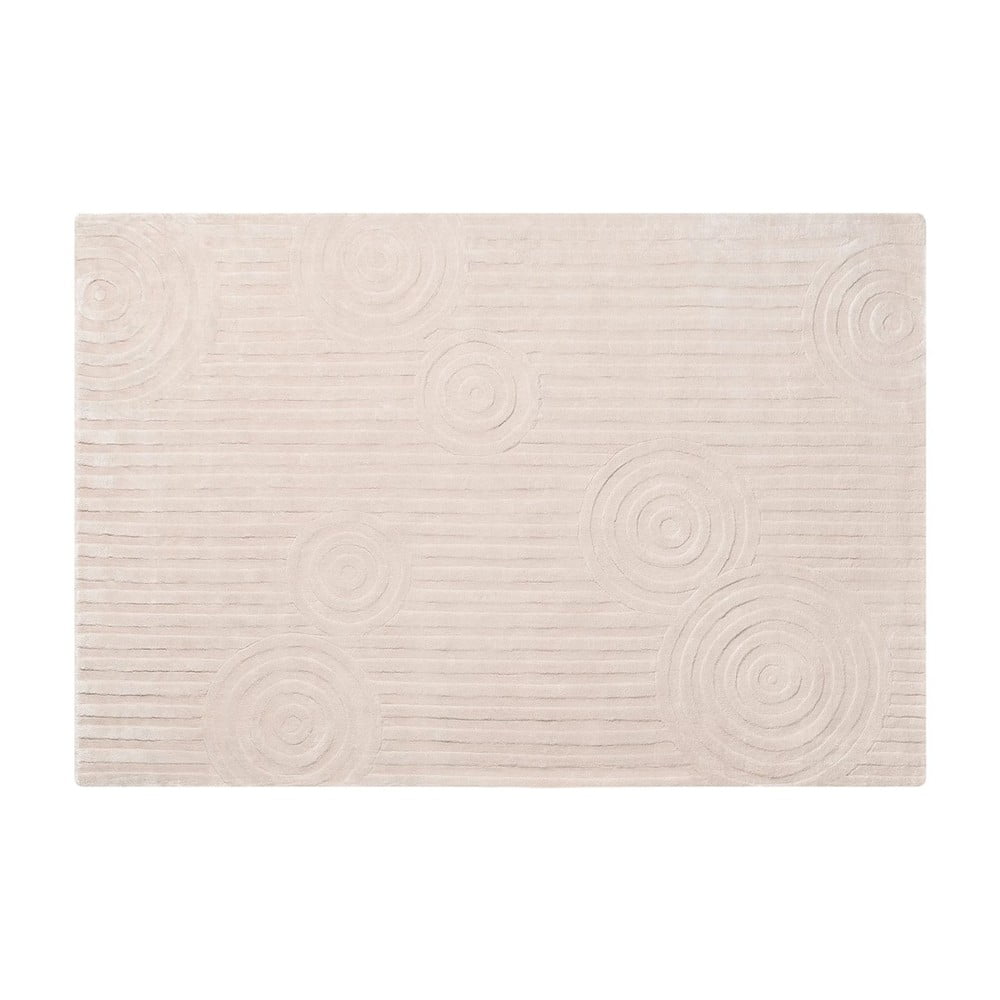 Krémovobiely koberec z viskózy 160x240 cm Uzu – Blomus