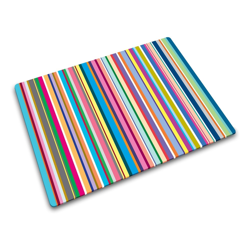 Obrázok Multifukčná sklenená podložka Josoph Josoph Stripes, 40 x 30 cm