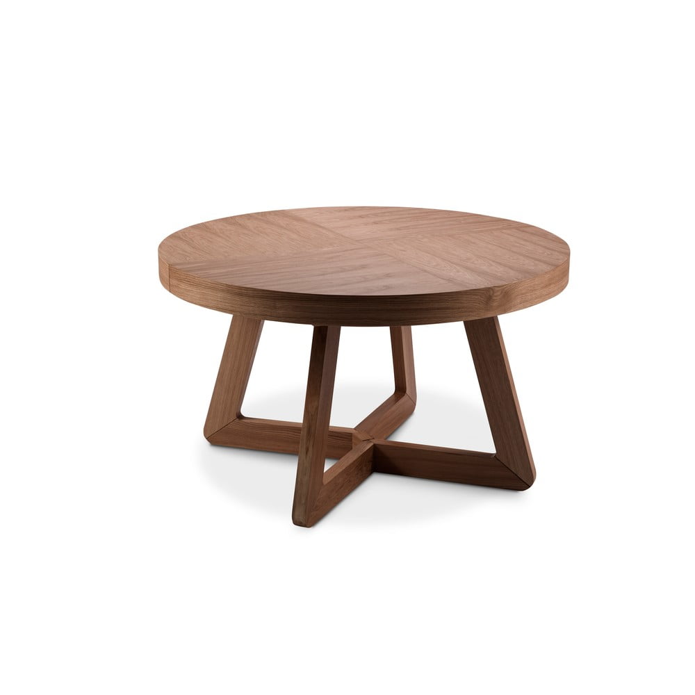 Rozkladací stôl z dubového dreva Windsor & Co Sofas Bodil, ø 130 cm