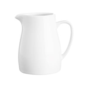 Biela nádoba na mlieko z porcelánu Price & Kensington, 180 ml
