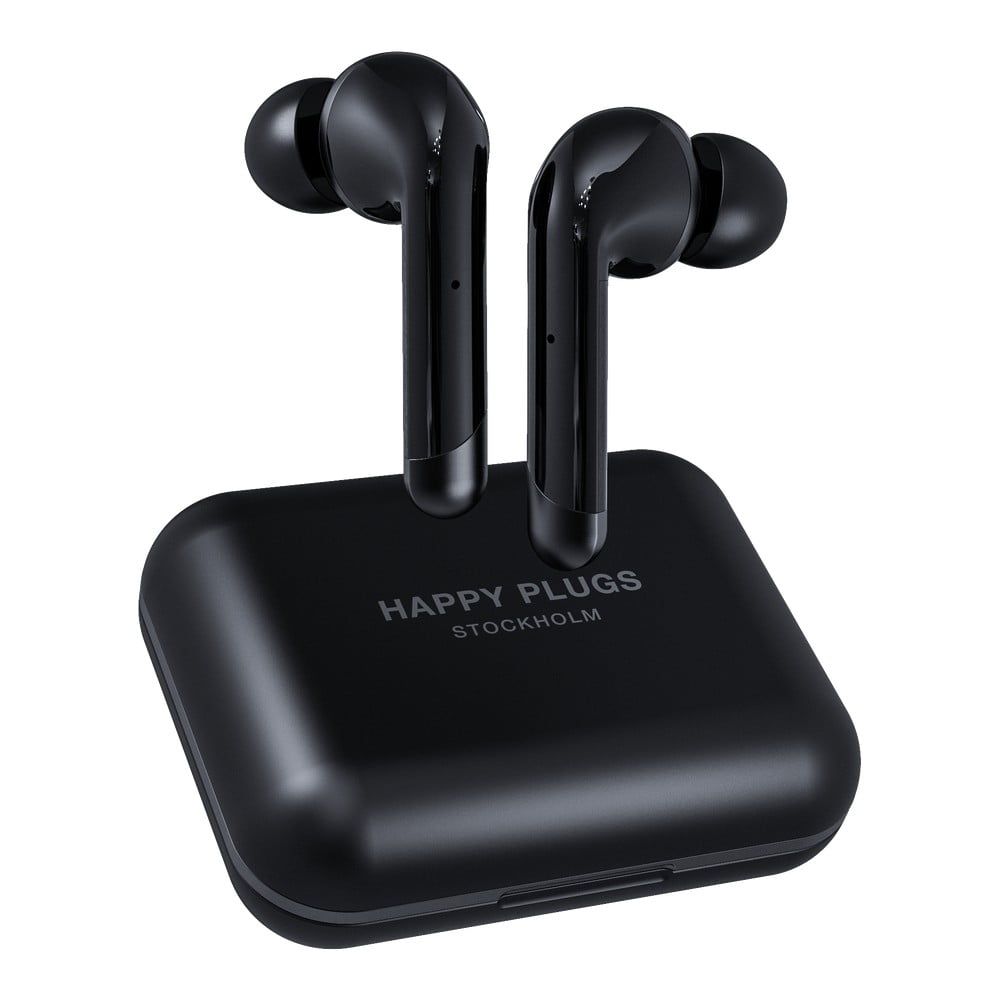 E-shop Čierne bezdrôtové slúchadlá Happy Plugs Air 1 Plus In-Ear
