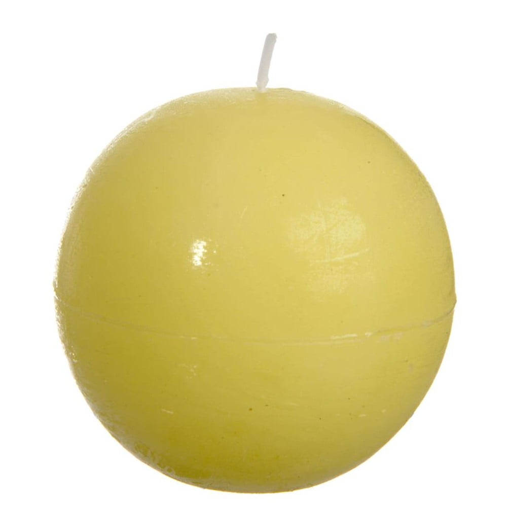 E-shop Žltá sviečka J-Line Ball