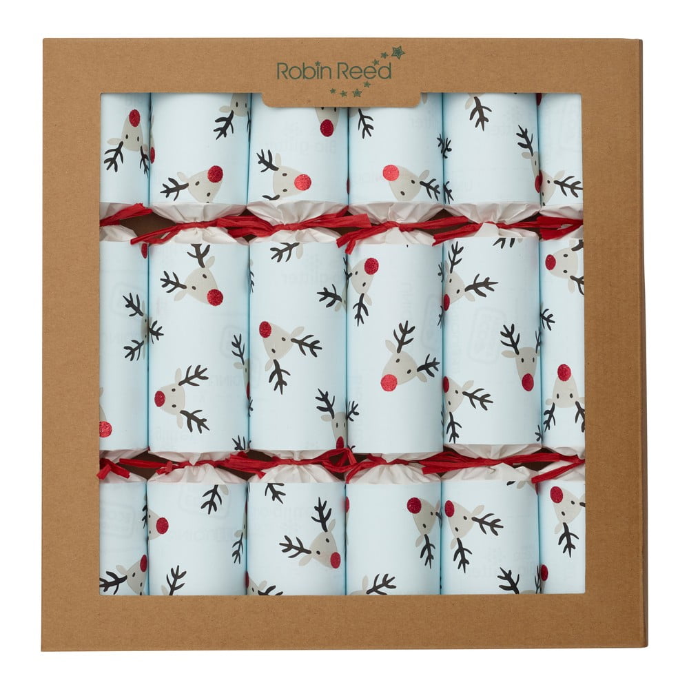 E-shop Vianočné crackery v súprave 6 ks Reindeer - Robin Reed