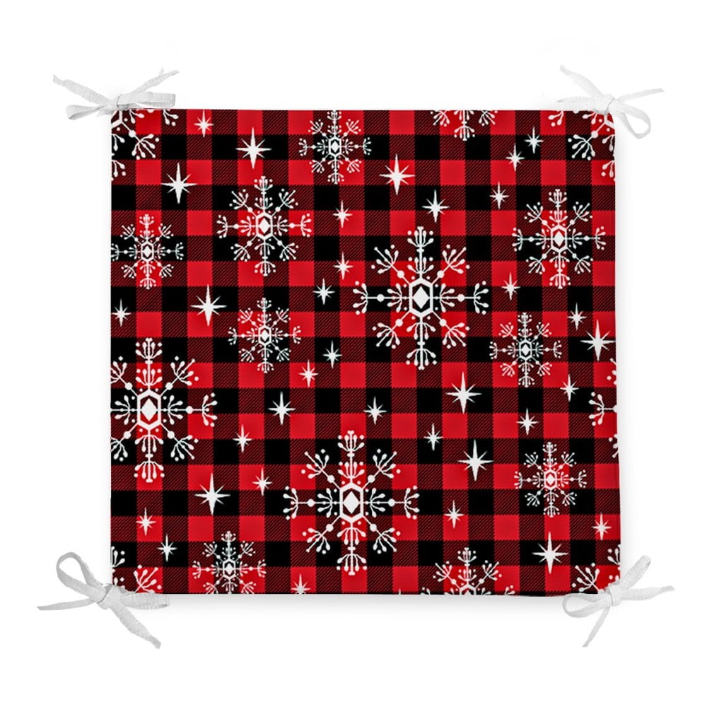 E-shop Vianočný sedák s prímesou bavlny Minimalist Cushion Covers Eve, 42 x 42 cm