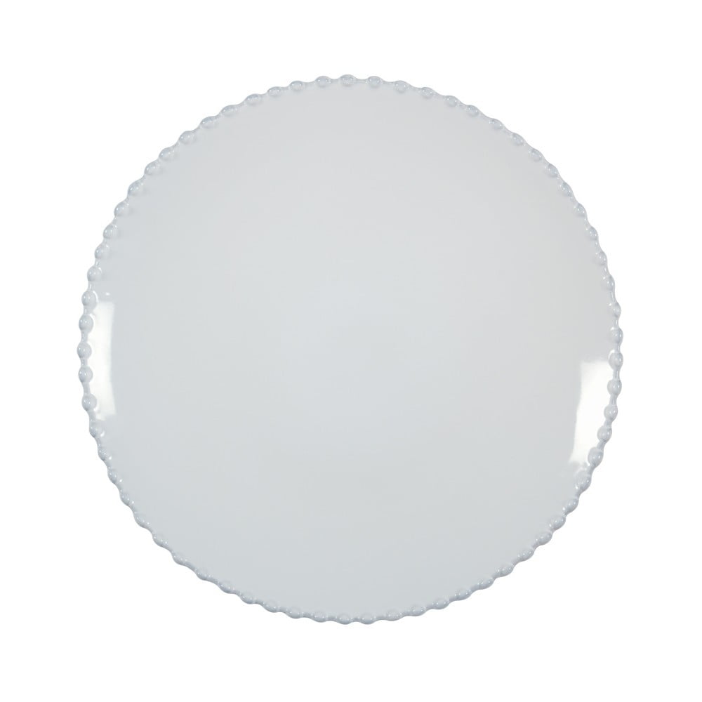 E-shop Biely kameninový dezertný tanier Costa Nova Pearl, ⌀ 22 cm