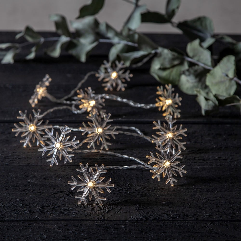 E-shop Vianočná svetelná reťaz 135 cm Izy Snowflakes - Star Trading