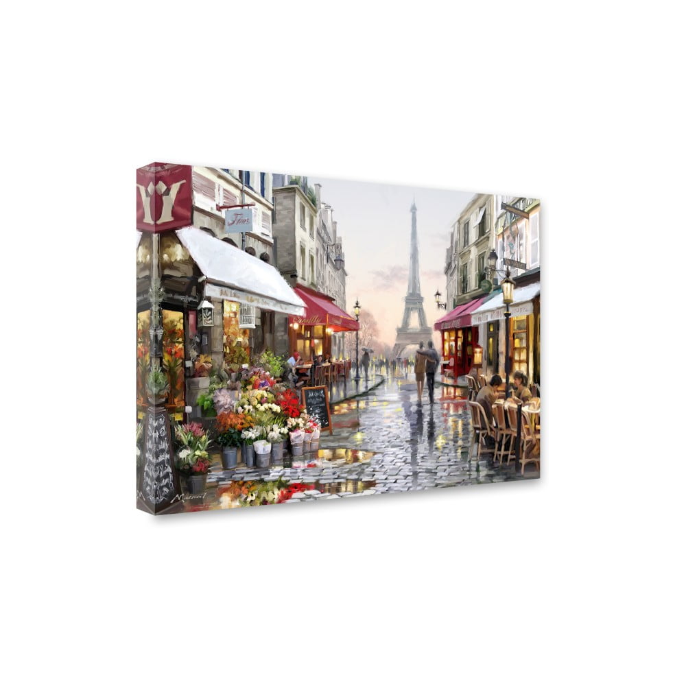 E-shop Obraz Styler Canvas Watercolor Paris I, 60 × 80 cm