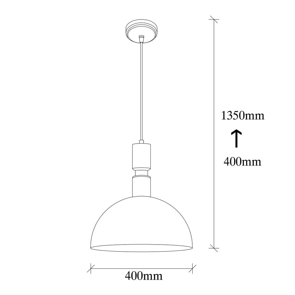 Obrázok Čierne kovové závesné svietidlo Opviq lights Diamonda